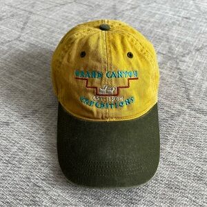 Vintage 2000s Y2K Grand Canyon National Park Expeditions Adult Velcro OSFM Hat